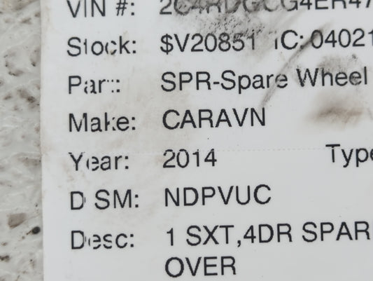 Dodge Caravan Spare Donut Tire Wheel Rim Oem