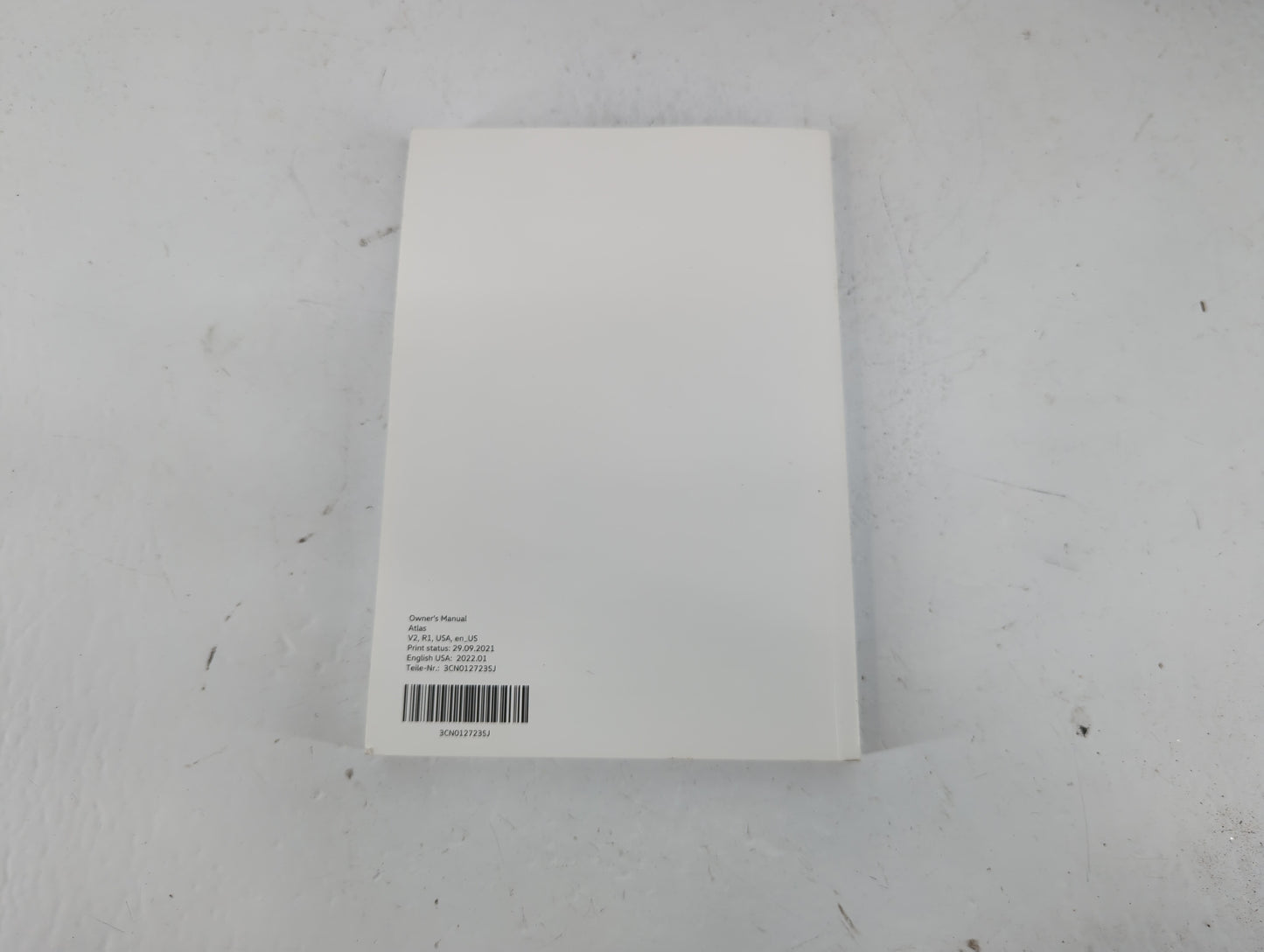 2022 Volkswagen Atlas Owners Manual Book Guide P/N:3CN012723SJ OEM Used Auto Parts