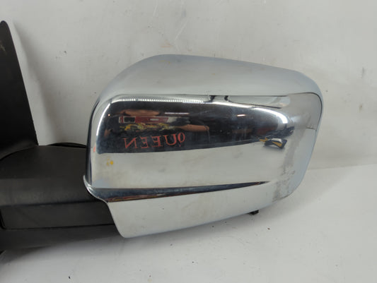 2002 Dodge Ram 2500 Driver Left Side View Manual Door Mirror Chrome