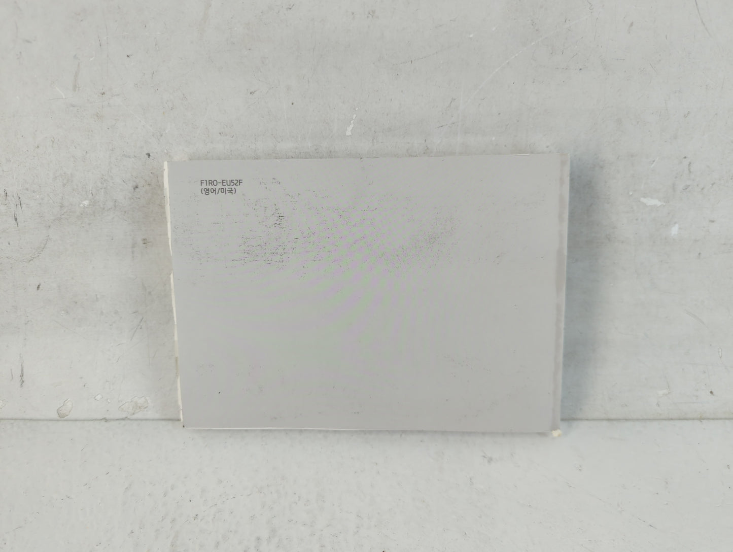 2015 Hyundai Accent Owners Manual Book Guide P/N:F1R0-EU52F OEM Used Auto Parts