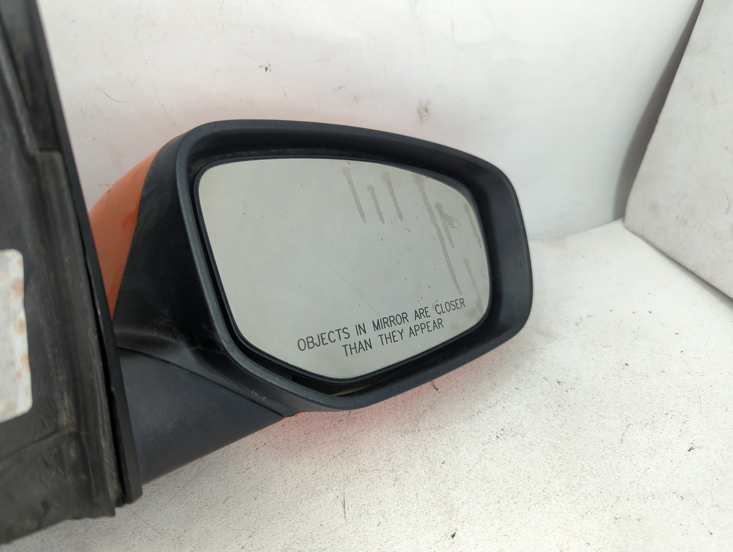 Dodge Dart Driver Left Side View Manual Door Mirror Orange
