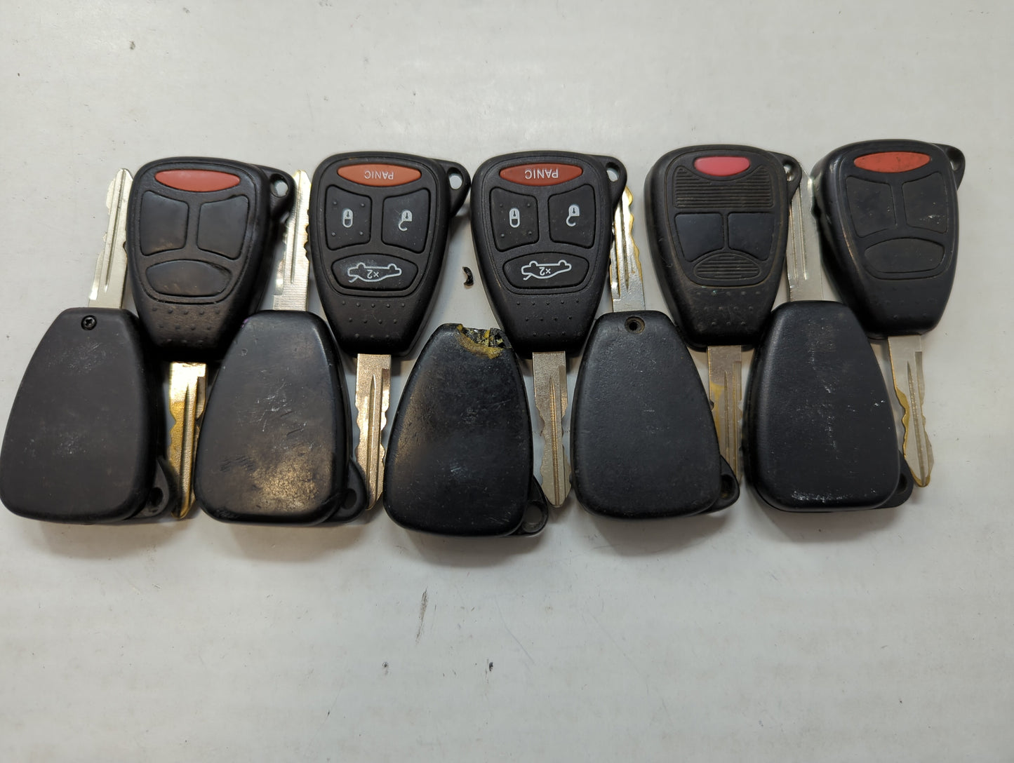 Lot of 10 Aftermarket Dodge/chrysler/jeep/ram Keyless Entry Remote Fob - Oemusedautoparts1.com