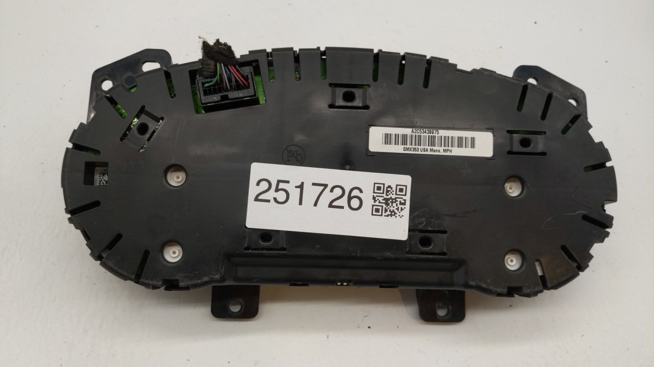 2011-2011 Buick Lacrosse Speedometer Instrument Cluster Gauges 251726 - Oemusedautoparts1.com