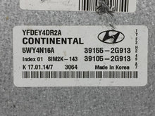 2014 Hyundai Sonata PCM Engine Computer ECU ECM PCU OEM P/N:39105-2G913 2.4L Fits 2011 2012 2013 2015 OEM Used Auto Parts - Oemusedautoparts1.com