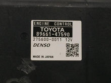 2015 Toyota Prius PCM Engine Computer ECU ECM PCU OEM P/N:89661-47590 1.8L Fits OEM Used Auto Parts - Oemusedautoparts1.com