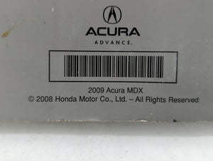 2009 Acura Mdx Owners Manual Book Guide OEM Used Auto Parts - Oemusedautoparts1.com