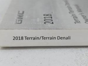 2018 Gmc Terrain Owners Manual Book Guide OEM Used Auto Parts - Oemusedautoparts1.com
