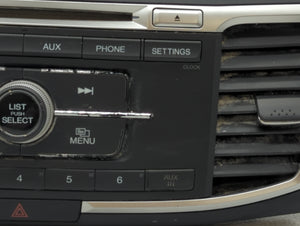 2013-2015 Honda Accord Radio AM FM Cd Player Receiver Replacement P/N:39100-2TA-A321 Fits 2013 2014 2015 OEM Used Auto Parts