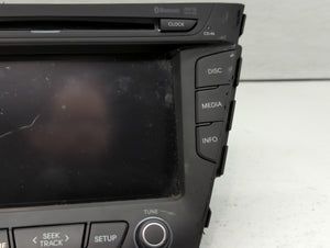 2014-2017 Hyundai Veloster Radio AM FM Cd Player Receiver Replacement P/N:96560-2V731 Fits 2014 2015 2016 2017 OEM Used Auto Parts