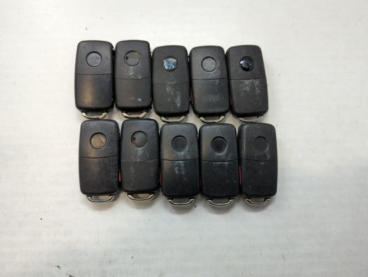 Lot of 10 Aftermarket Keyless Entry Remote Fob MIXED FCC IDS MIXED PART