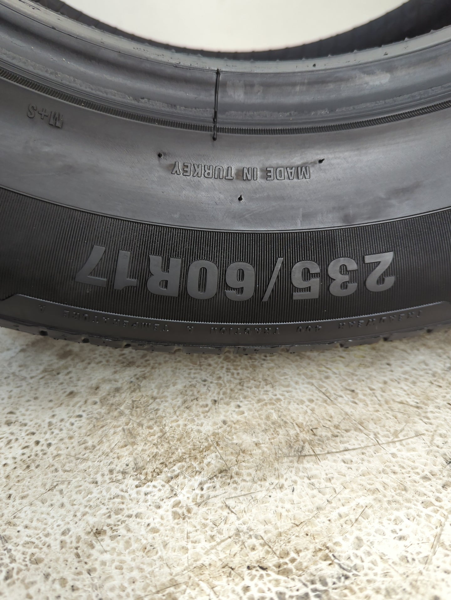 Used Tire 235/60R17 WATERFALL ECO DYNAMIC 106H - Tread Depth 7/32 - Oemusedautoparts1.com