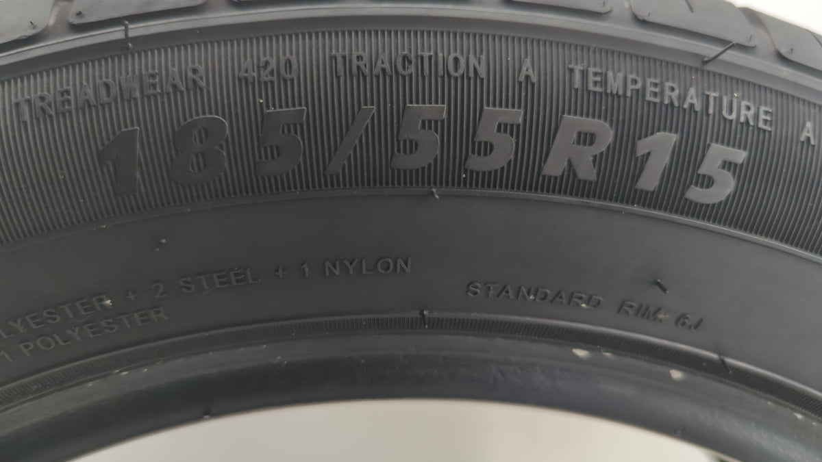 Used Tire 185/55R15 IRONMAN IMOVE GEN 2 AS 82V All Season - Tread Depth 8/32 - Oemusedautoparts1.com