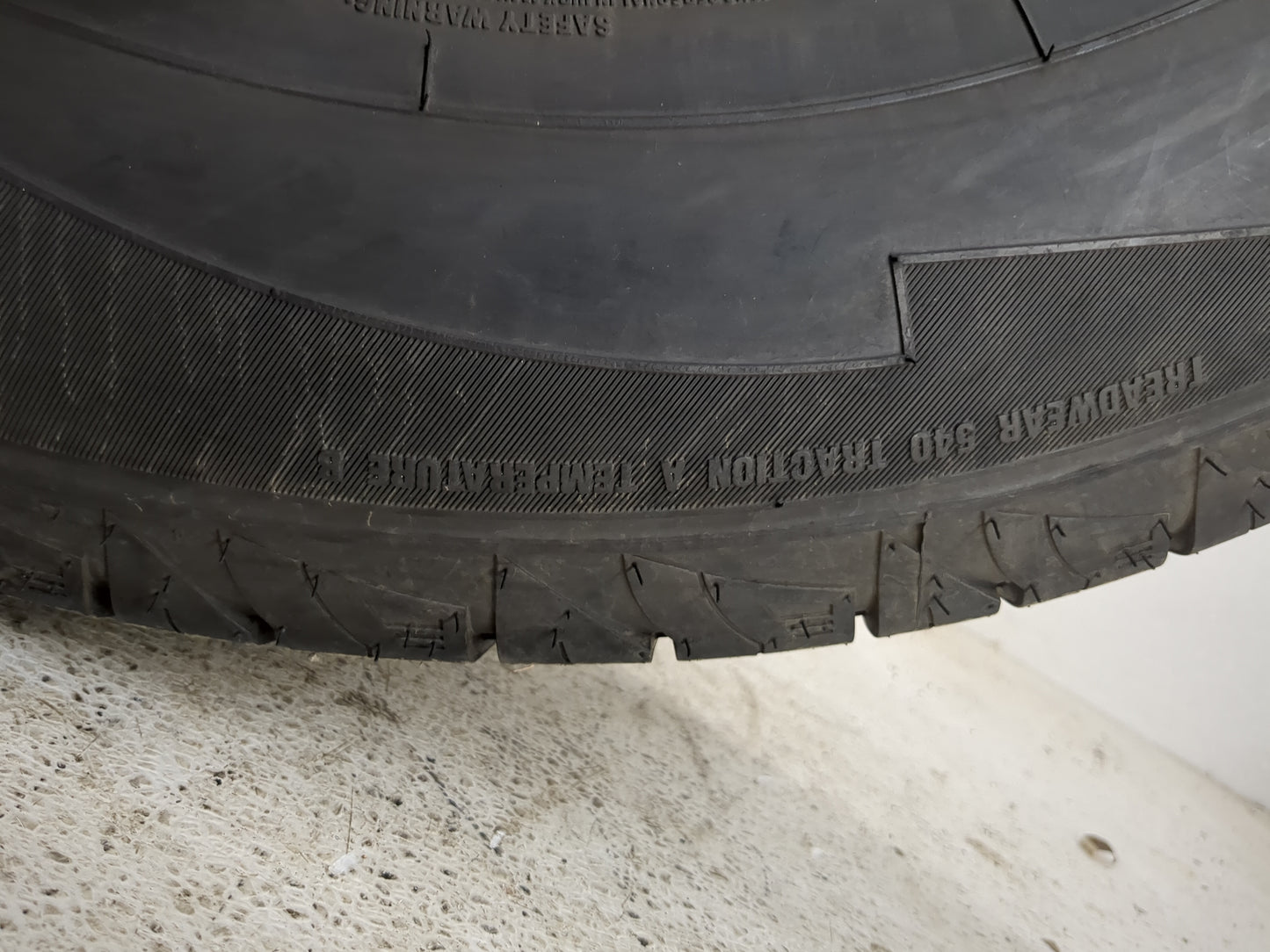 Used Tire 265/70R17 CORSA HIGHWAY TERRAIN PLUS 115T - Tread Depth 7/32 - Oemusedautoparts1.com