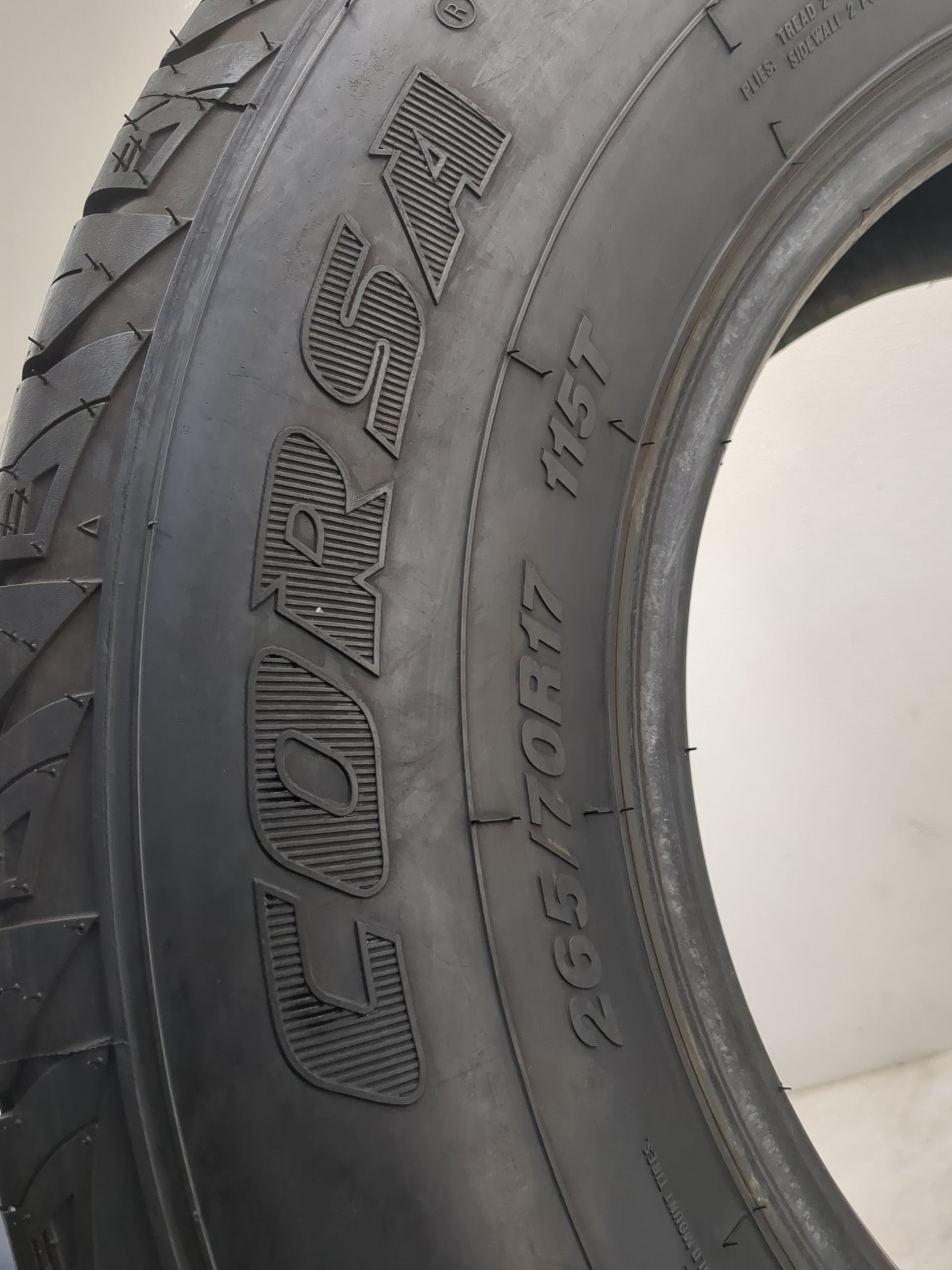 Used Tire 265/70R17 CORSA HIGHWAY TERRAIN PLUS 115T - Tread Depth 7/32 - Oemusedautoparts1.com