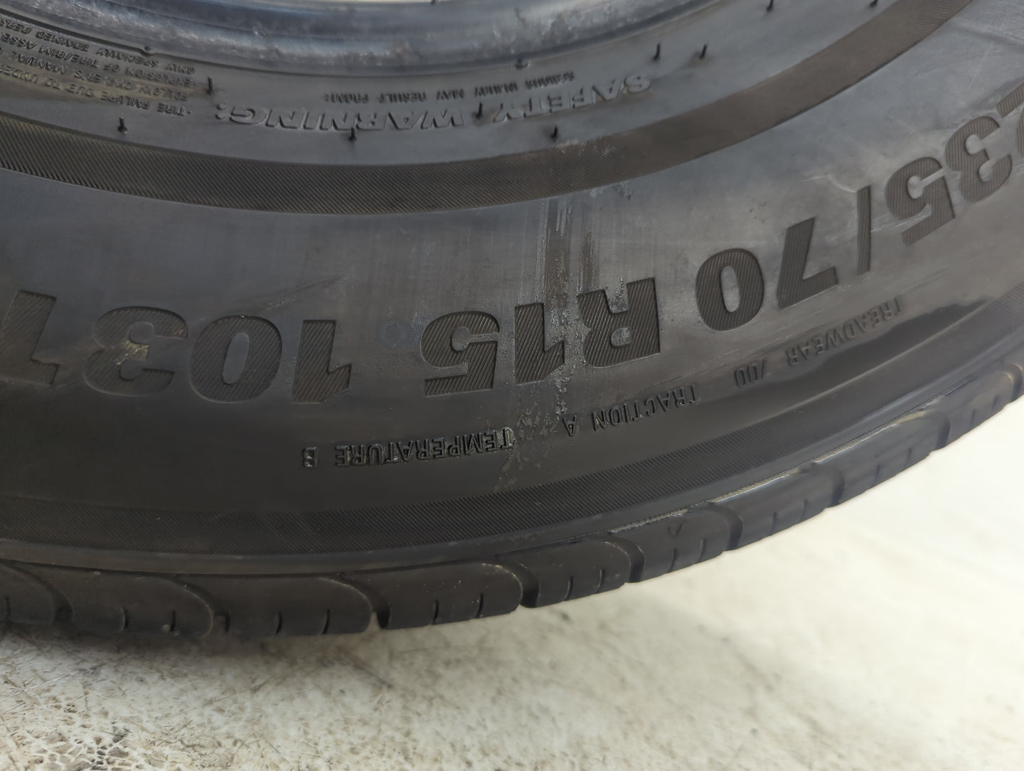 Used Tire 235/70R15 KUMHO SOLUS TA11 103T - Tread Depth 8.5/32 - Oemusedautoparts1.com