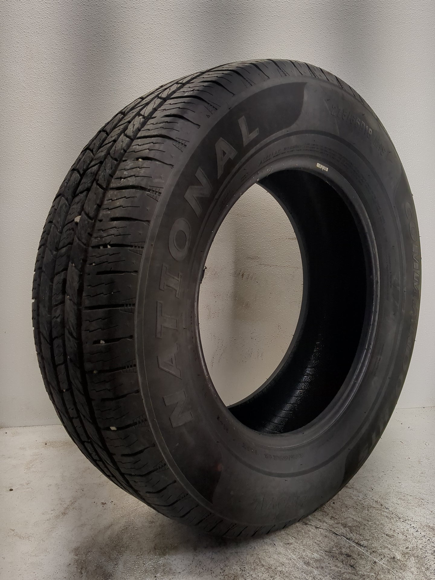 Used Tire 275/65R18 NATIONAL COMMANDO HZS 116T - Tread Depth 9.5/32 - Oemusedautoparts1.com