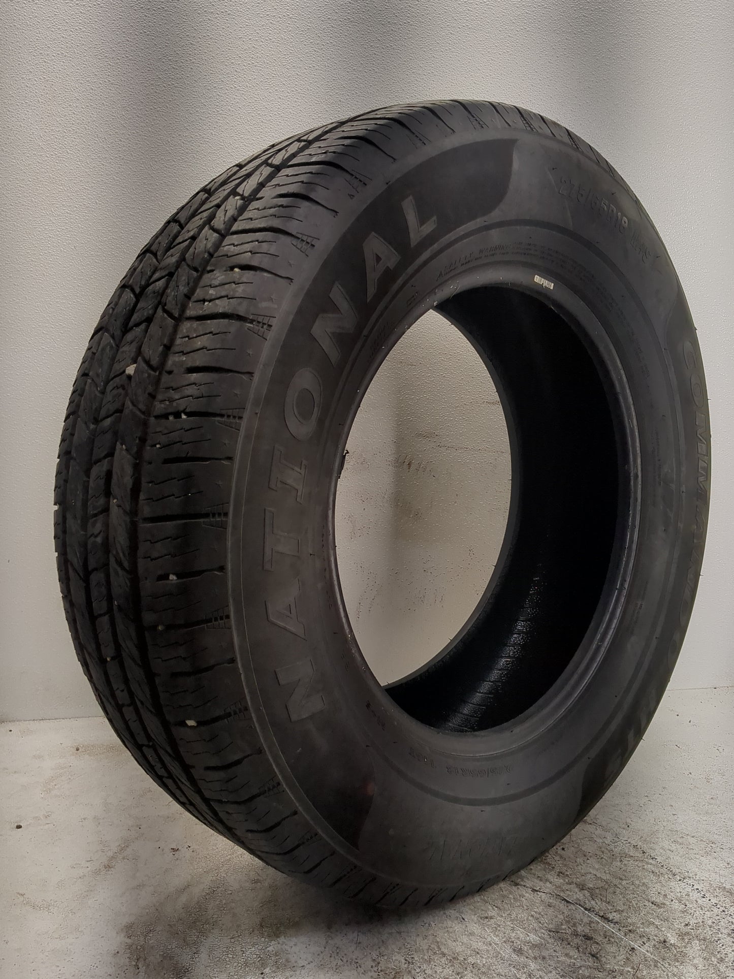 Used Tire 275/65R18 NATIONAL COMMANDO HZS 116T - Tread Depth 9.5/32 - Oemusedautoparts1.com