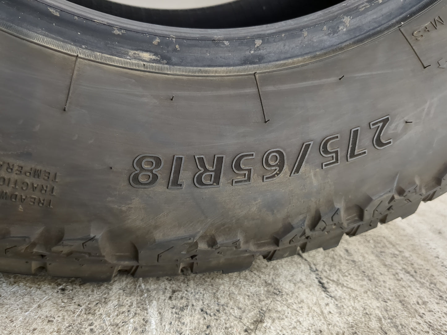 Used Tire 275/65R18 IRONHEAD THRASHER AT IH03 116T - Tread Depth 11.5/32 - Oemusedautoparts1.com
