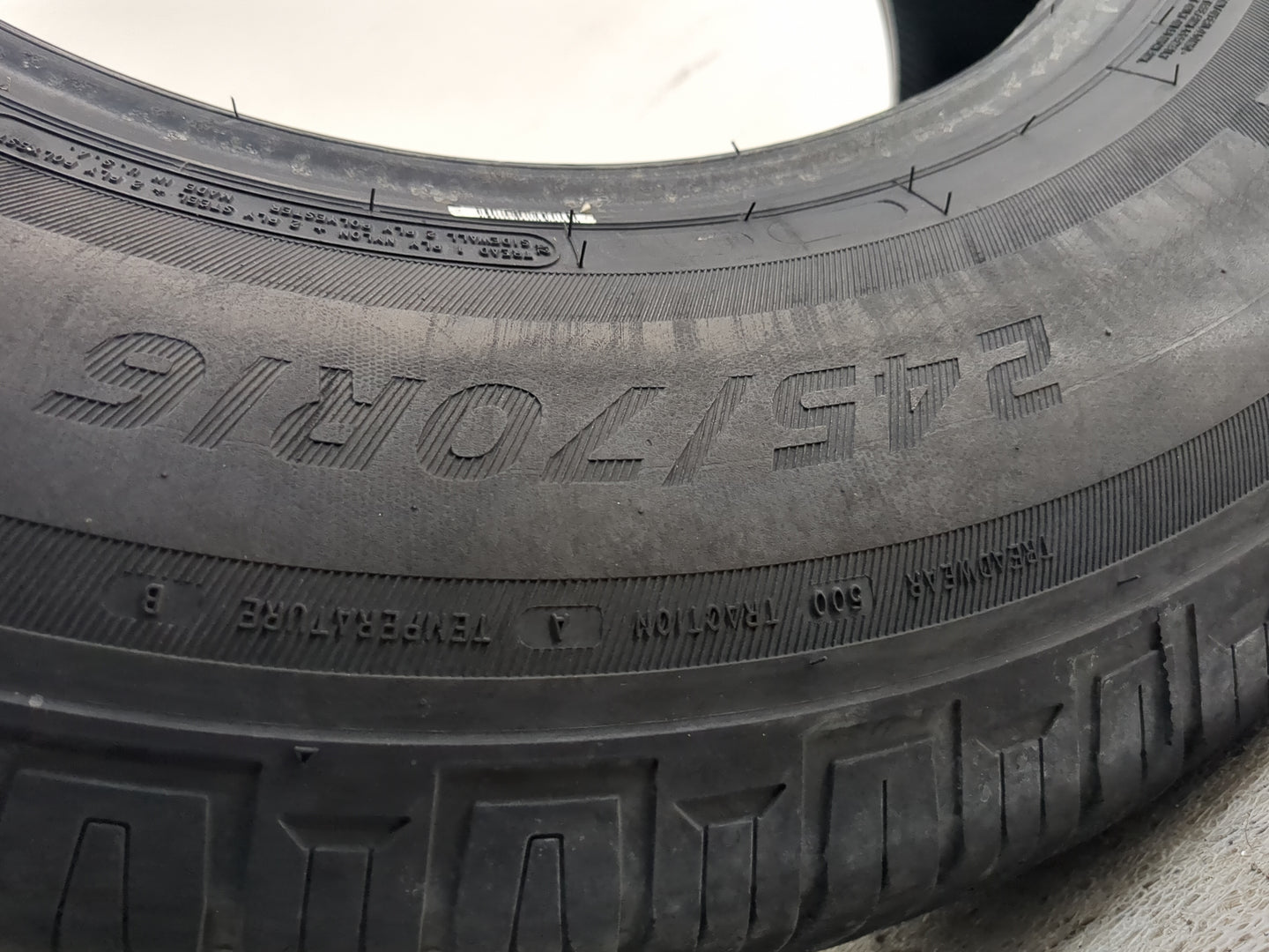 Used Tire 245/70R16 IRONMAN ALL COUNTRY HT 107T - Tread Depth 7/32 - Oemusedautoparts1.com