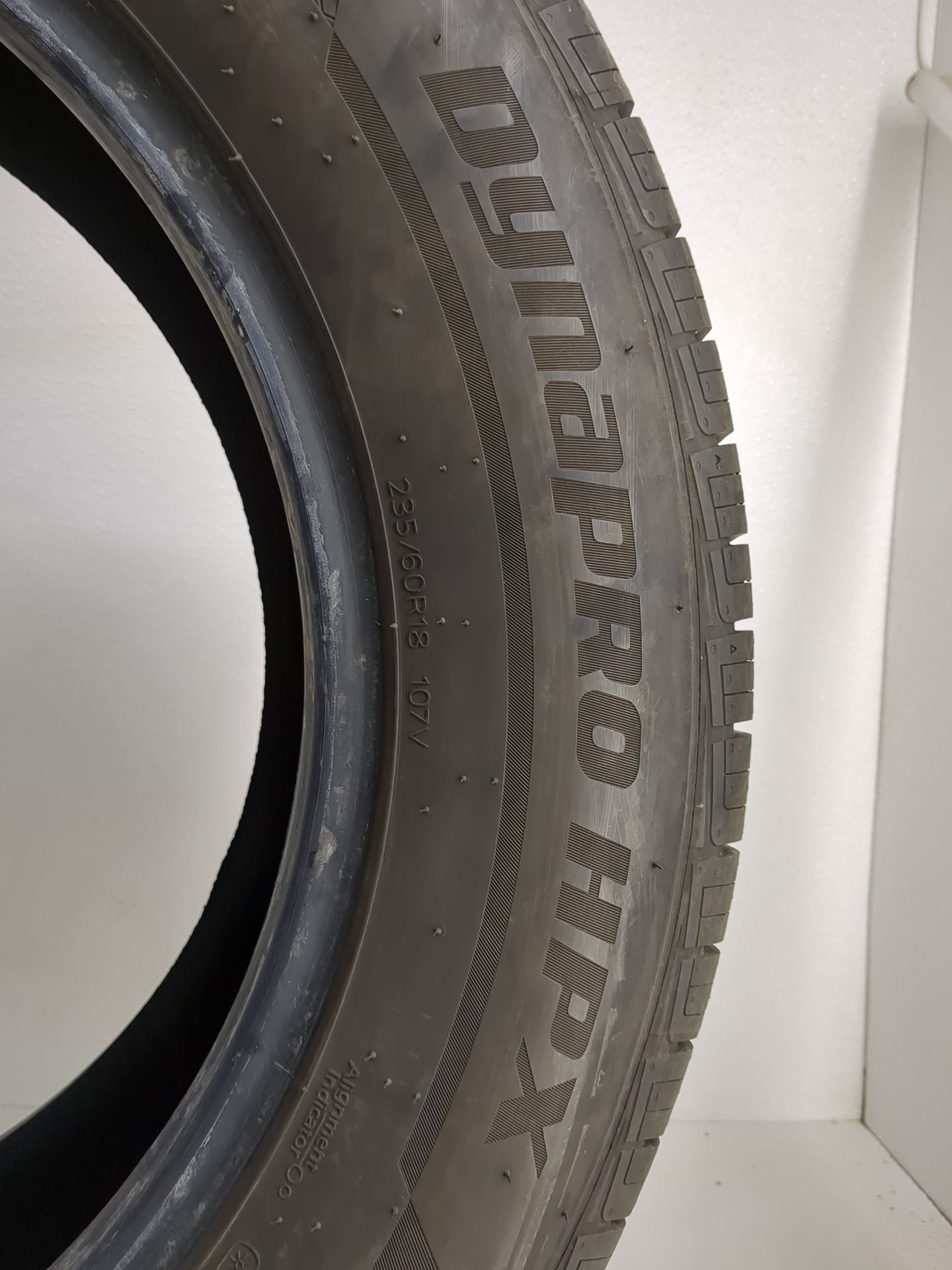 Used Tire 235/60R18 HANKOOK DYNAPRO HPX 107V - Tread Depth 9/32 - Oemusedautoparts1.com
