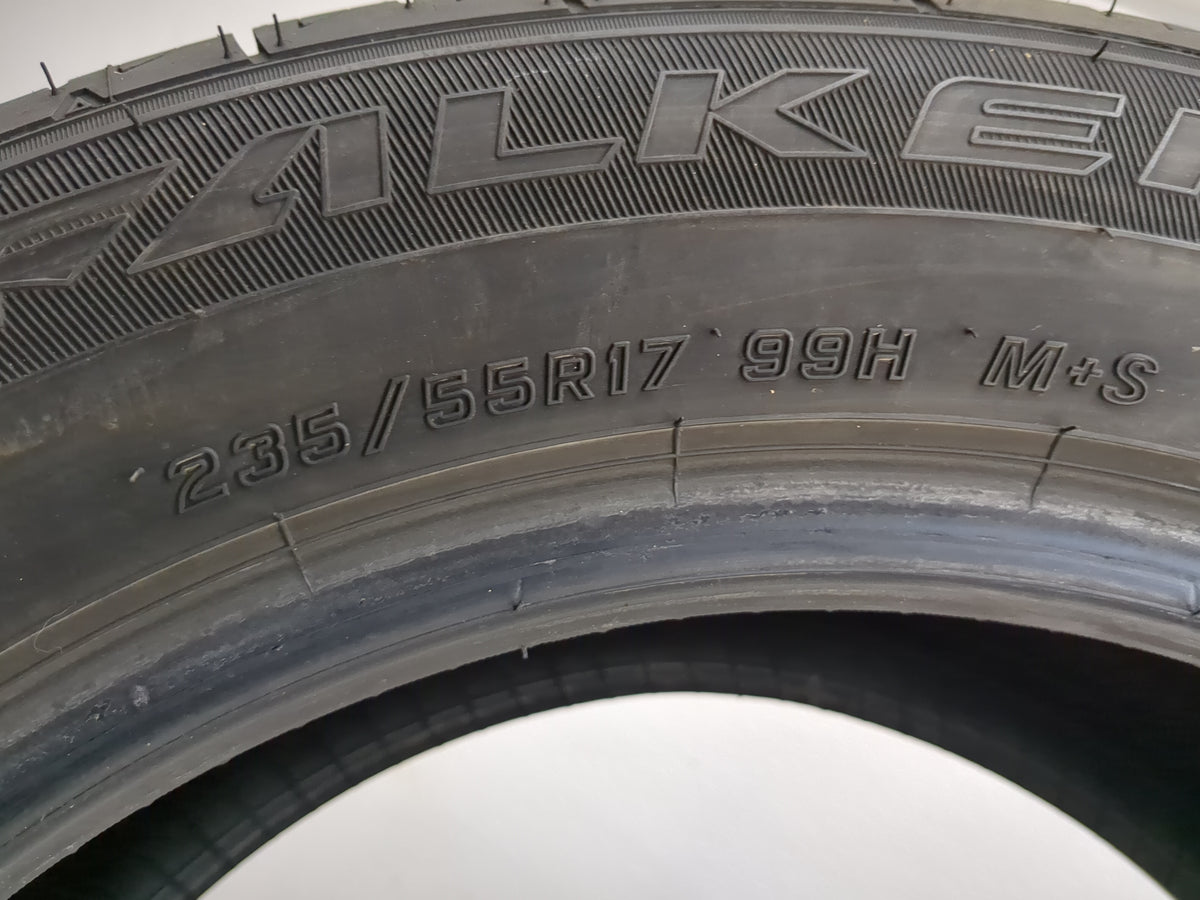 Used Tire 235/55R17 FALKEN SINCERA ST80 A/S 99H - Tread Depth 9/32 - Oemusedautoparts1.com
