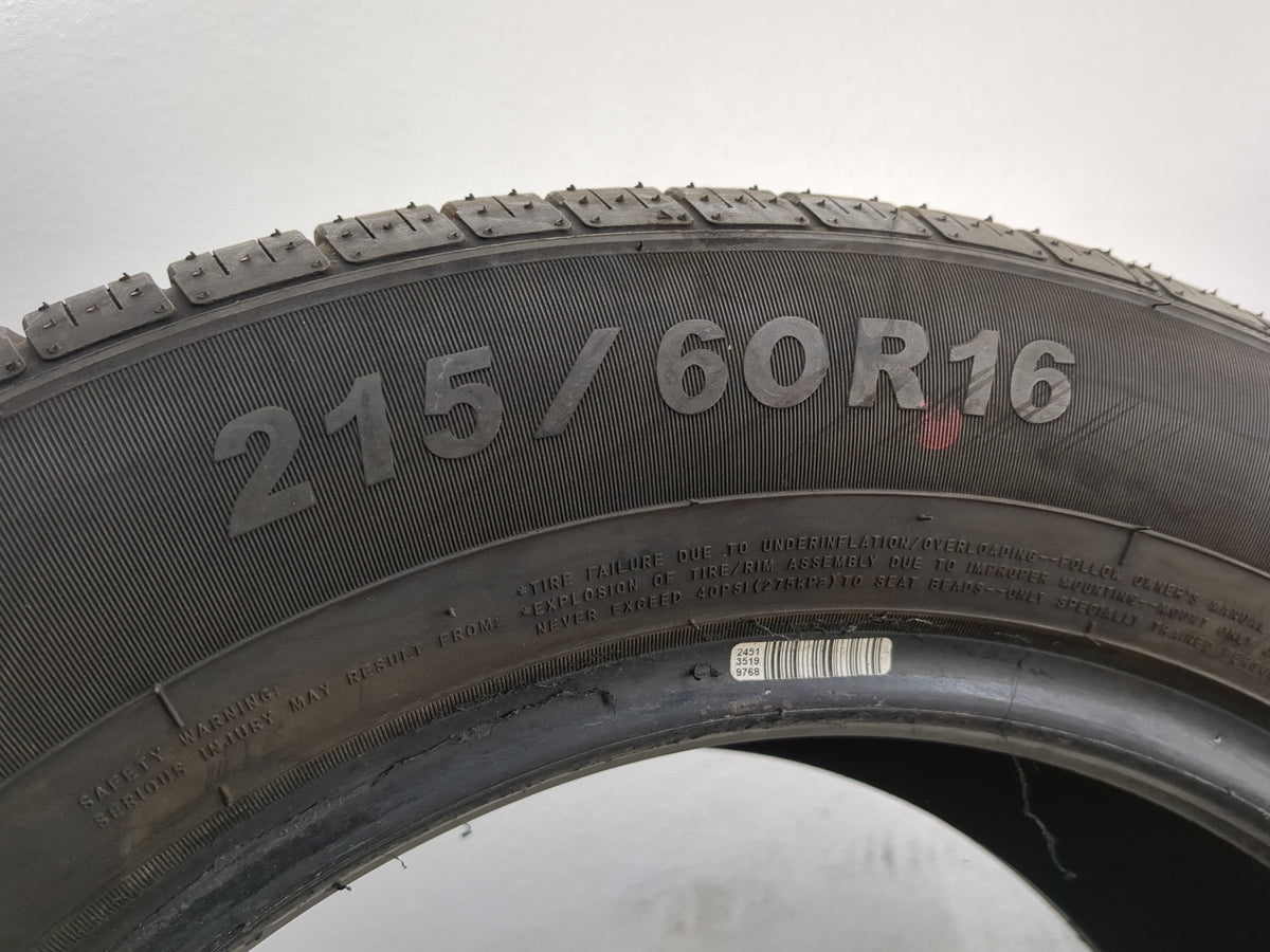 Used Tire 215/60R16 IRONHEAD REFLEX IHO1 95V - Tread Depth 8.5/32 - Oemusedautoparts1.com