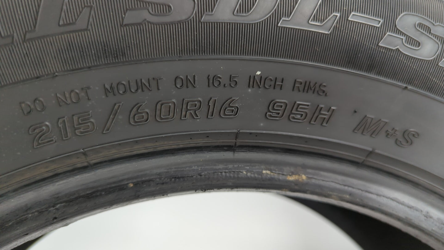 Used Tire 215/60R16 DORAL SDL-SPORT 95H All Season - Tread Depth 8/32 - Oemusedautoparts1.com