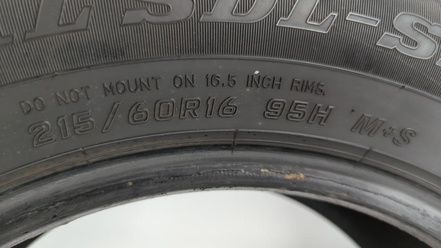 Used Tire 215/60R16 DORAL SDL-SPORT 95H All Season - Tread Depth 8/32 - Oemusedautoparts1.com