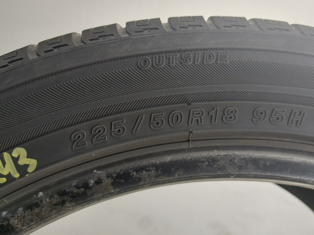 Used Tire 225/50R18 YOKOHAMA YK740 GTX 95H - Tread Depth 9/32 - Oemusedautoparts1.com