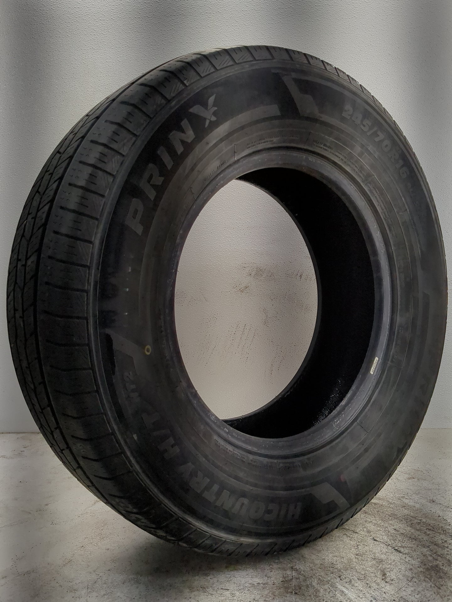 Used Tire 245/70R16 PRINX HICOUNTRY H/T HT2 107T - Tread Depth 8/32 - Oemusedautoparts1.com
