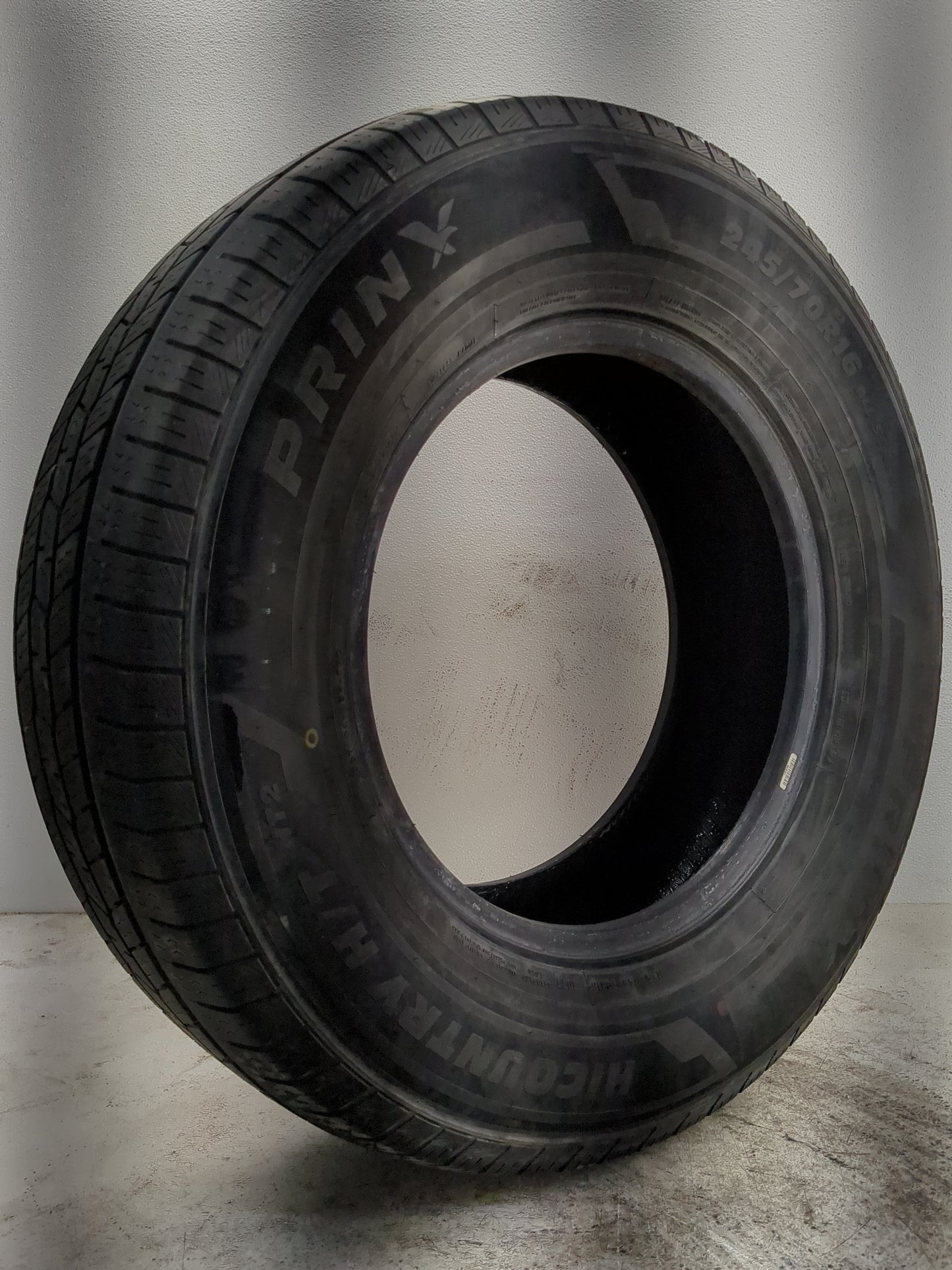 Used Tire 245/70R16 PRINX HICOUNTRY H/T HT2 107T - Tread Depth 8/32 - Oemusedautoparts1.com