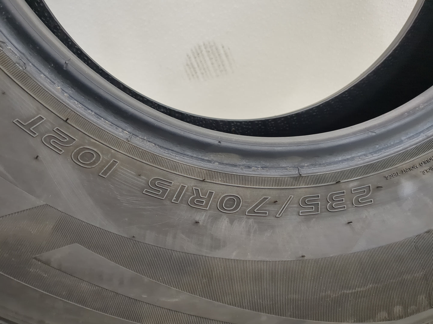 Used Tire 235/70R15 DCENTI DC66 102T - Tread Depth 8/32 - Oemusedautoparts1.com