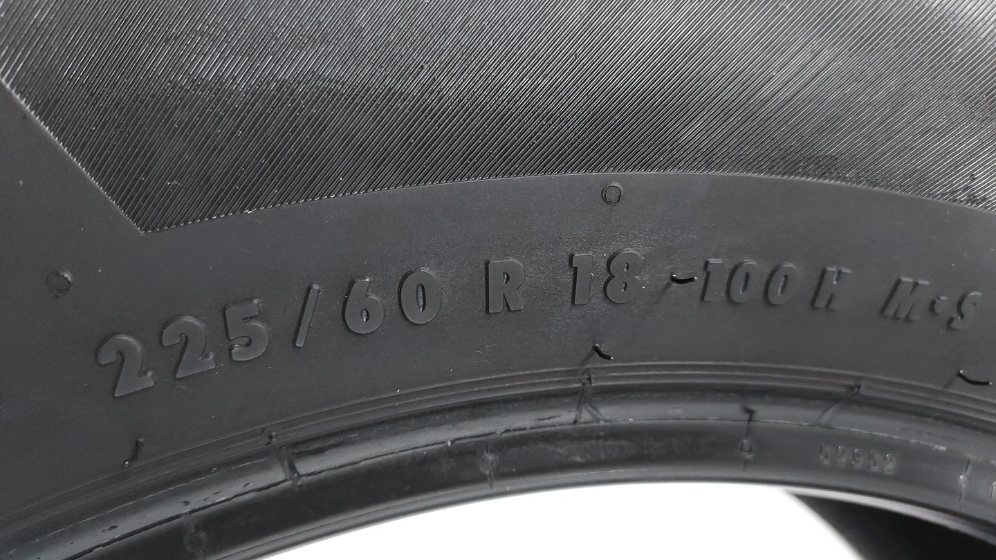 Used Tire 225/60R18 CONTINENTAL PROCONTACT TX 100H All Season - Tread Depth 9/32 - Oemusedautoparts1.com