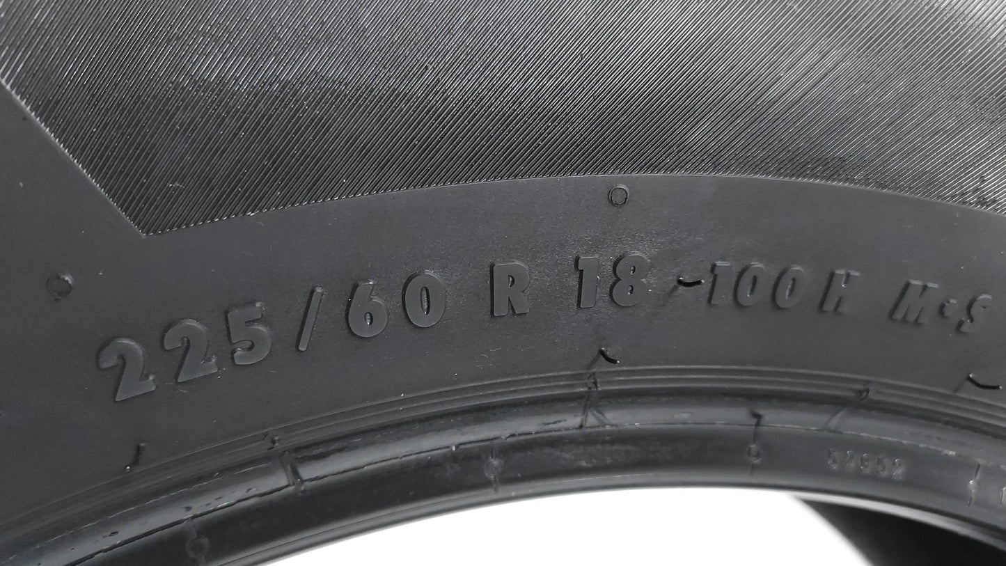 Used Tire 225/60R18 CONTINENTAL PROCONTACT TX 100H All Season - Tread Depth 9/32 - Oemusedautoparts1.com