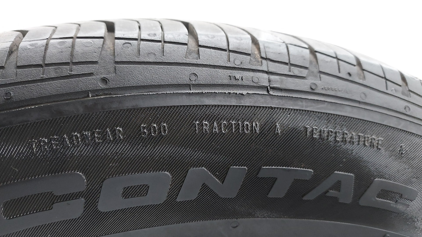 Used Tire 225/60R18 CONTINENTAL PROCONTACT TX 100H All Season - Tread Depth 9/32 - Oemusedautoparts1.com