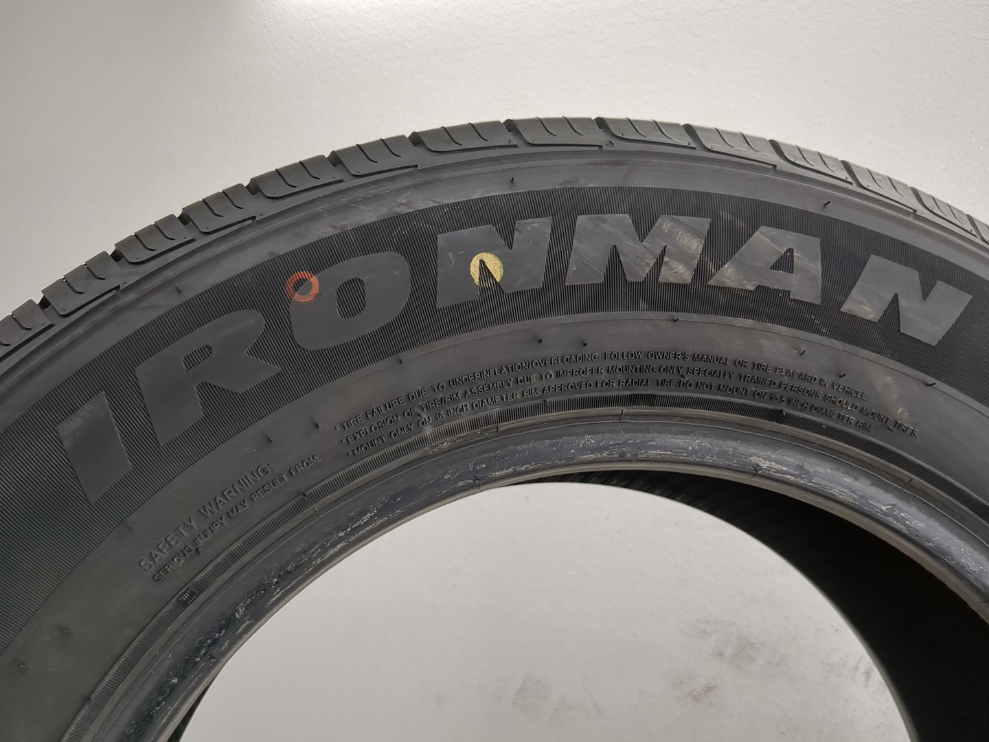 Used Tire 205/70R16 IRONMAN GR906 97H - Tread Depth 9.5/32 - Oemusedautoparts1.com