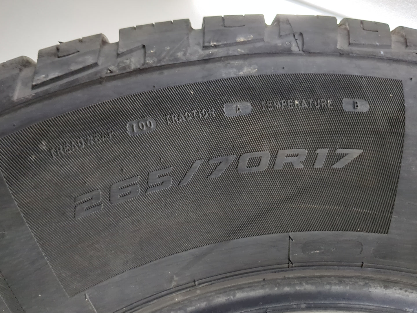 Used Tire 265/70R17 MASTERCRAFT COURSER QUEST 115T - Tread Depth 11/32 - Oemusedautoparts1.com