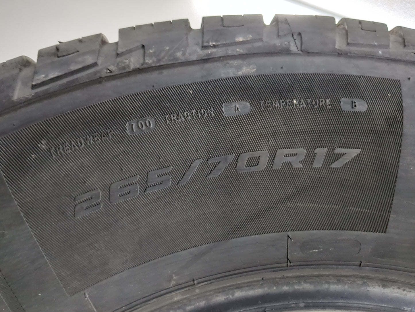Used Tire 265/70R17 MASTERCRAFT COURSER QUEST 115T - Tread Depth 11/32 - Oemusedautoparts1.com
