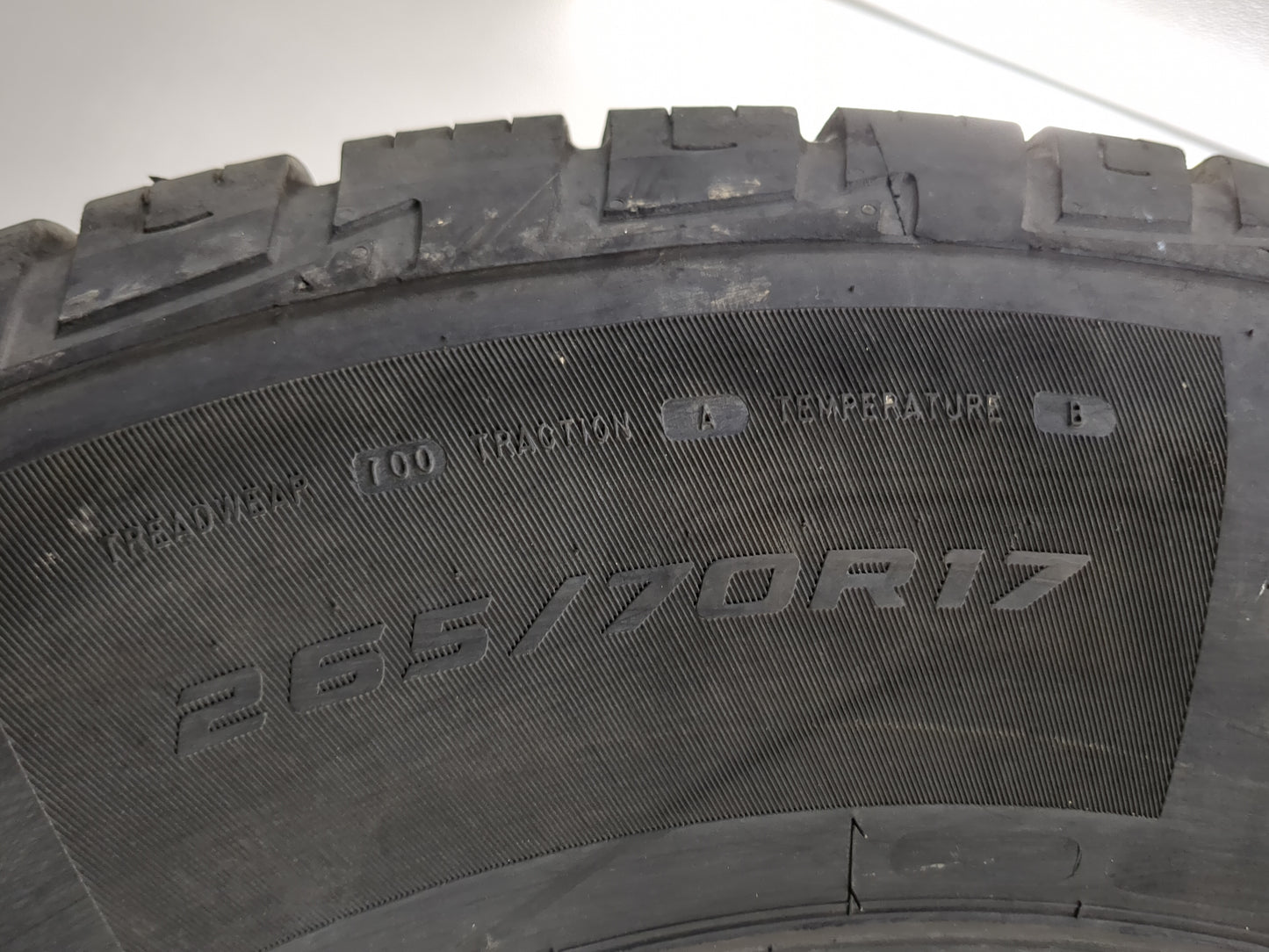 Used Tire 265/70R17 MASTERCRAFT COURSER QUEST 115T - Tread Depth 9.5/32 - Oemusedautoparts1.com