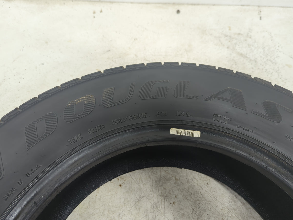 Used Tire 195/65R15 DOUGLAS TOURING A/S 91H - Tread Depth 8/32 - Oemusedautoparts1.com