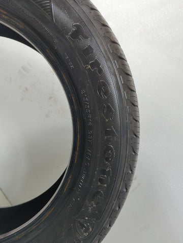 Used Tire 215/55R16 FIRESTONE ALL SEASON 93T - Tread Depth 9/32