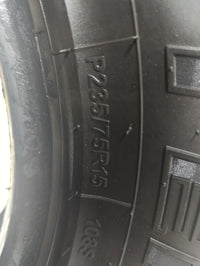 Used Tire 235/75R15 DEXTERO ALL TERRAIN 108S - Tread Depth 9/32 - Oemusedautoparts1.com