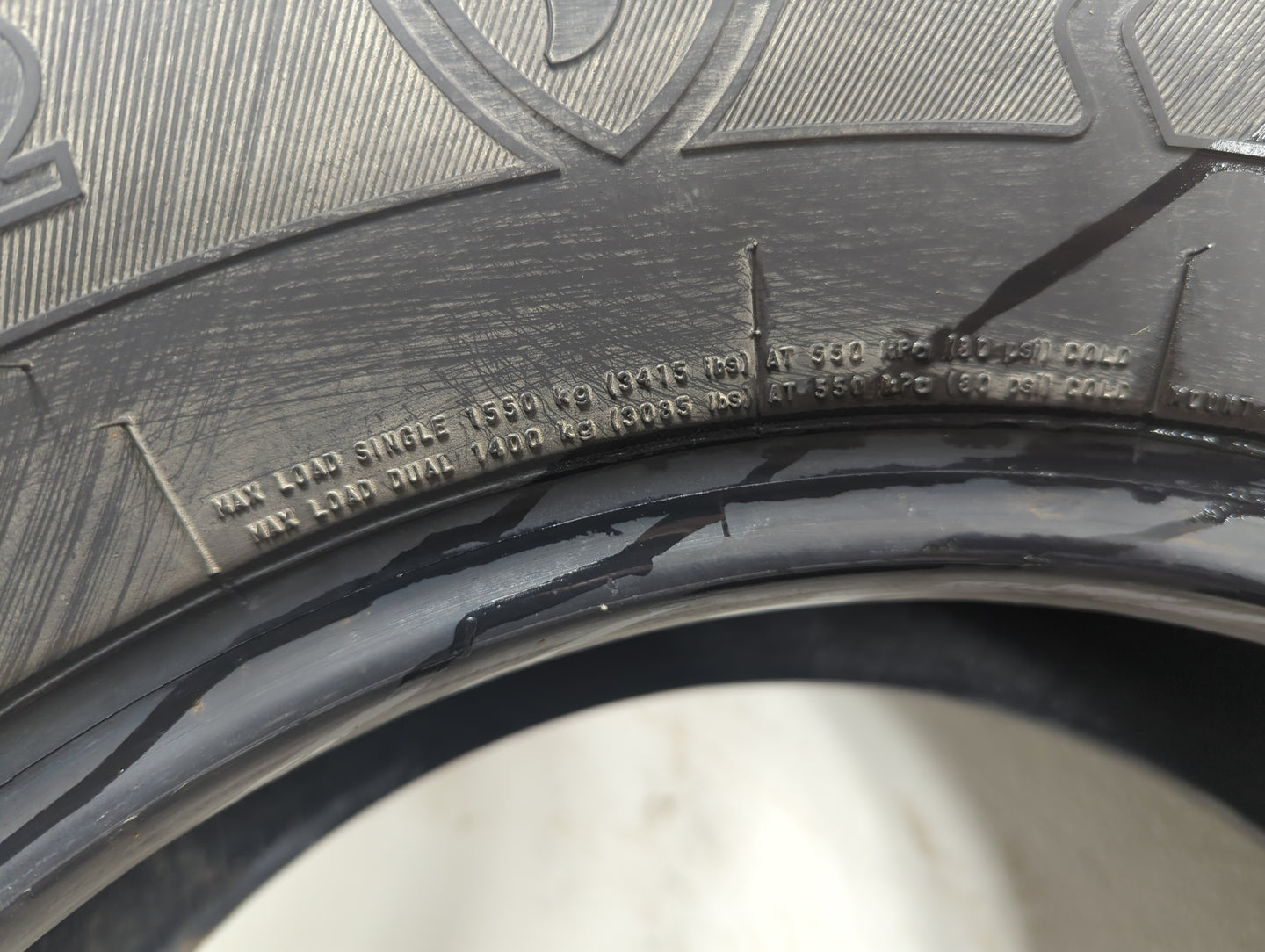 Used Tire 265/75R16 FIRESTONE TRANSFORCE AT2 123R - Tread Depth 11/32 - Oemusedautoparts1.com