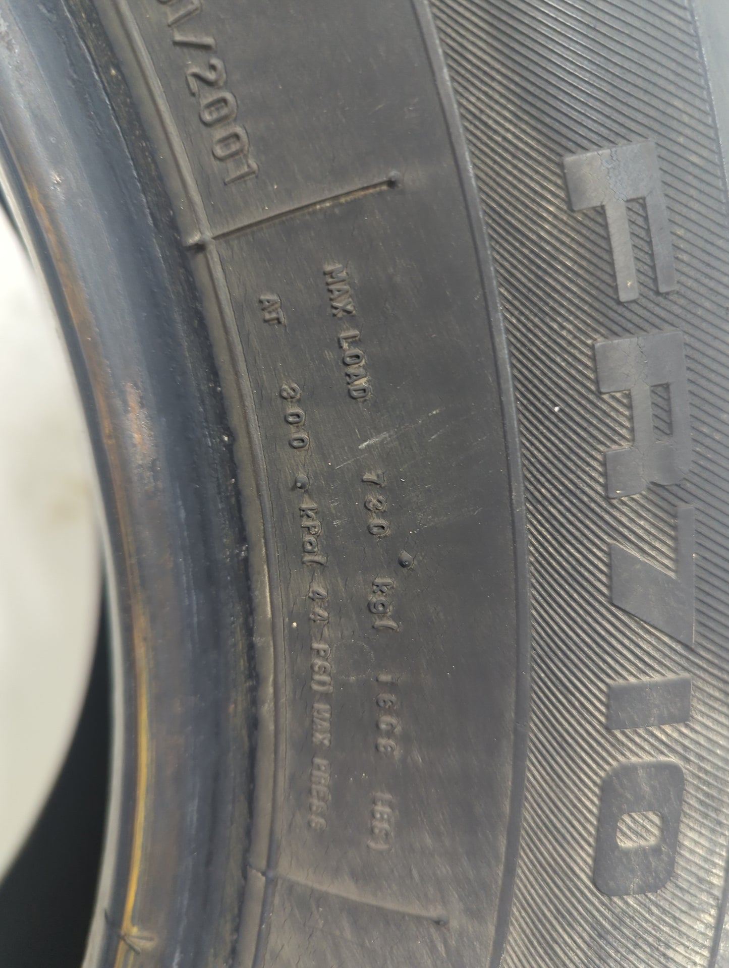 Used Tire 225/60R16 FIRESTONE TRI 97T - Tread Depth 9/32 - Oemusedautoparts1.com