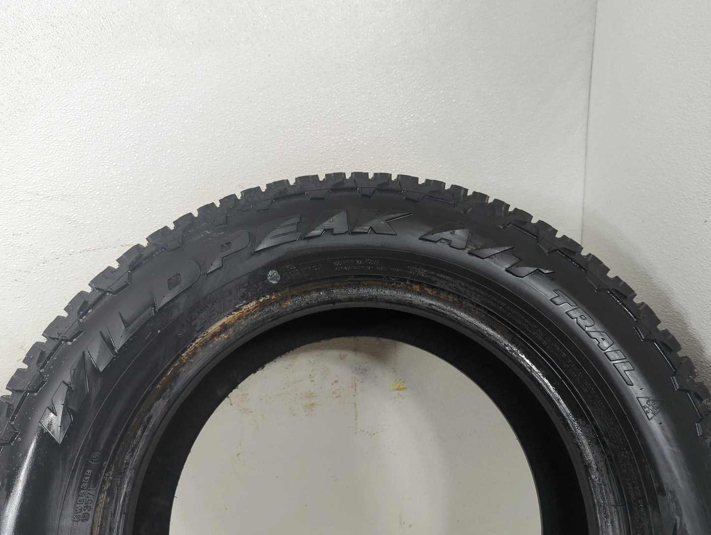 Used Tire 215/70R16 JK TYRE PEAK A/T TRAIL 100H - Tread Depth 9/32 - Oemusedautoparts1.com