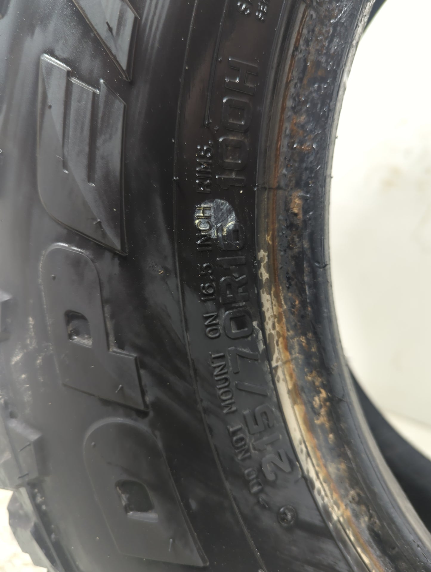 Used Tire 215/70R16 JK TYRE PEAK A/T TRAIL 100H - Tread Depth 9/32 - Oemusedautoparts1.com