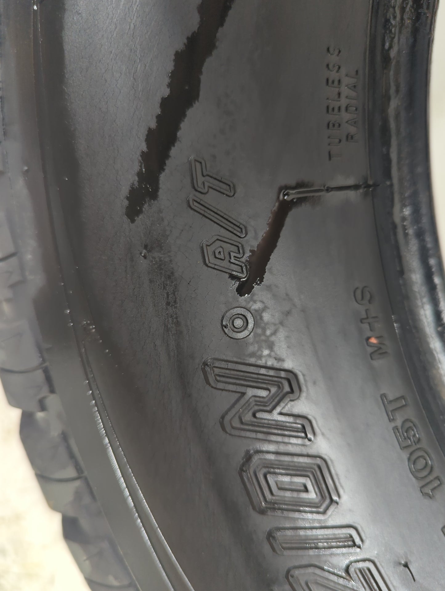 Used Tire 245/65R17 FUZION A/T 105T - Tread Depth 9/32 - Oemusedautoparts1.com