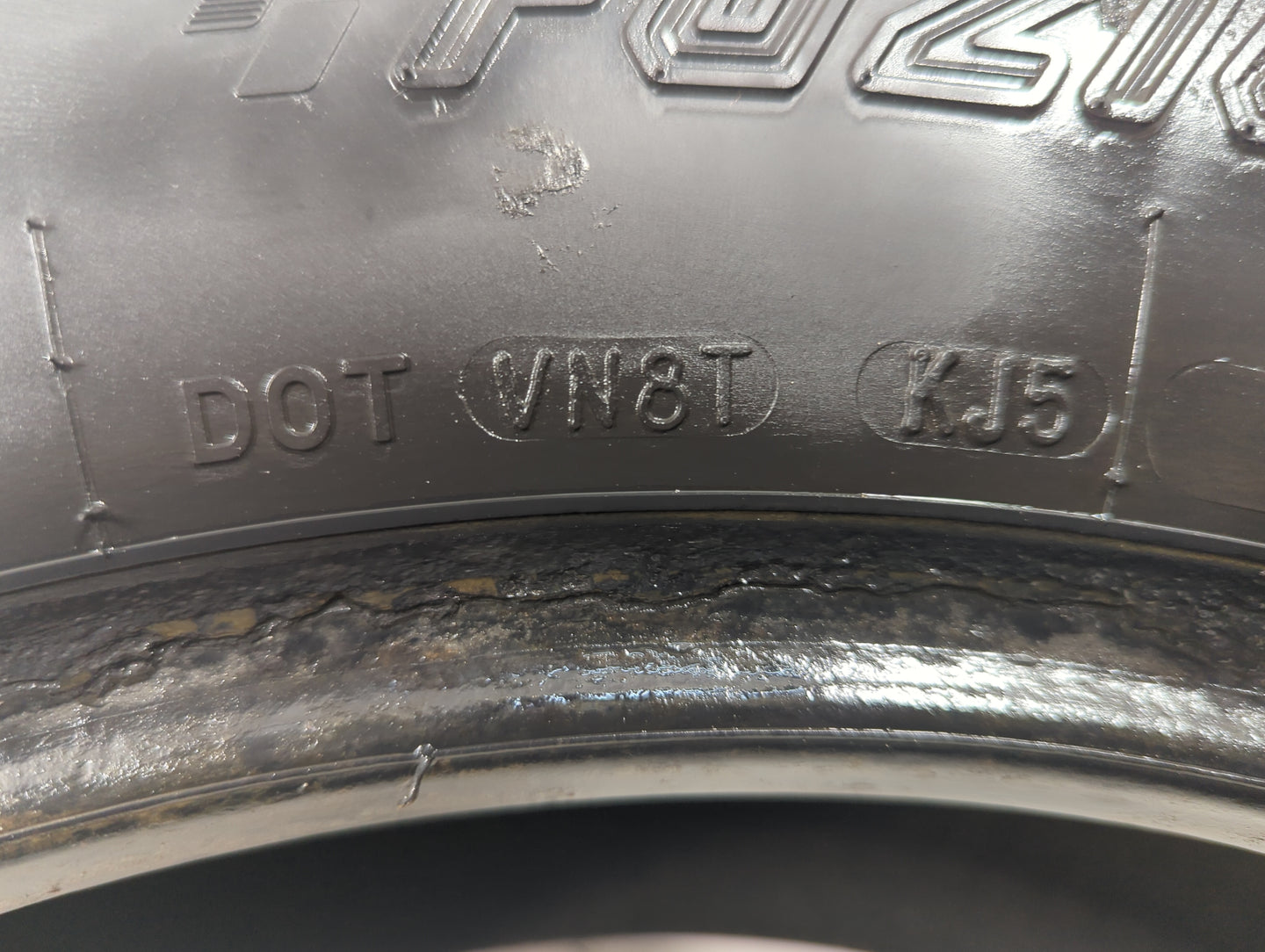 Used Tire 245/65R17 FUZION A/T 105T - Tread Depth 9/32 - Oemusedautoparts1.com