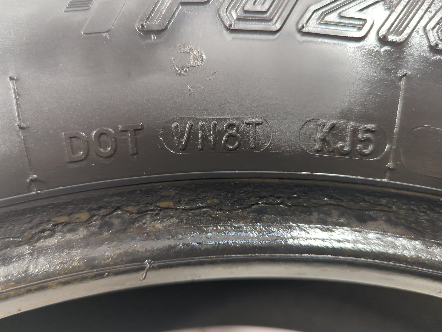 Used Tire 245/65R17 FUZION A/T 105T - Tread Depth 9/32 - Oemusedautoparts1.com