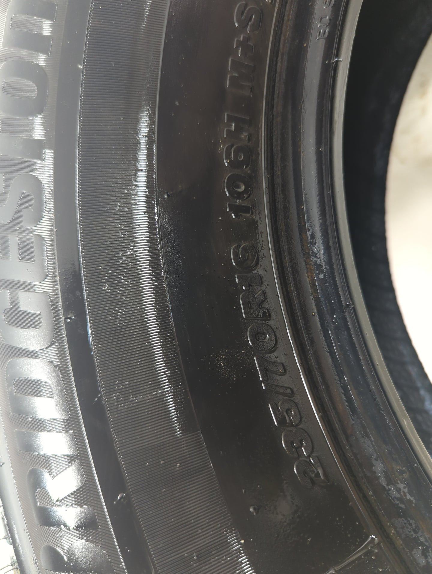 Used Tire 235/70R16 BRIDGESTONE WEATHERPEAK 106H - Tread Depth 7/32 - Oemusedautoparts1.com